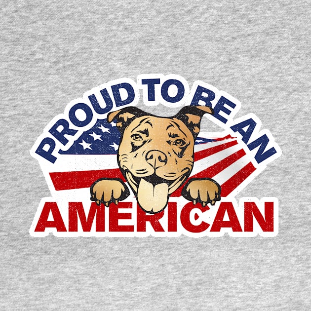 Proud to be an American Pit Bull by The Lucid Frog